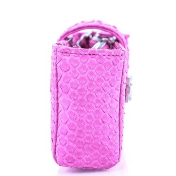 Chanel Boy Python Wallet On Chain Pink - Picture 3 of 7